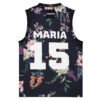 Maillot de basket Black Flowers