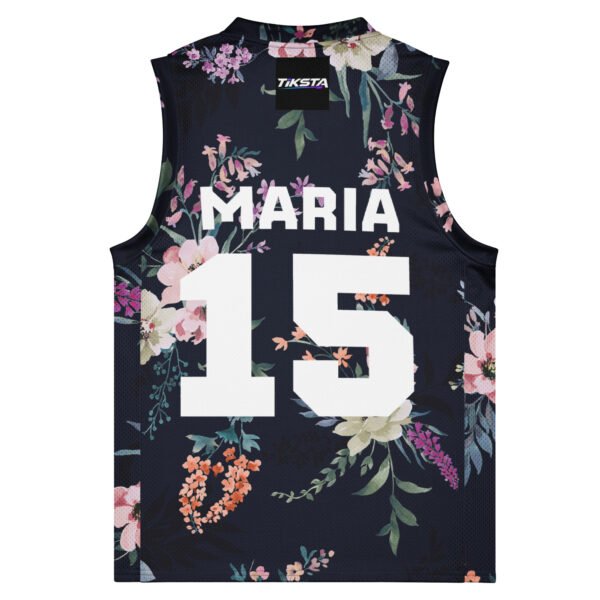 Maillot de basket Black Flowers