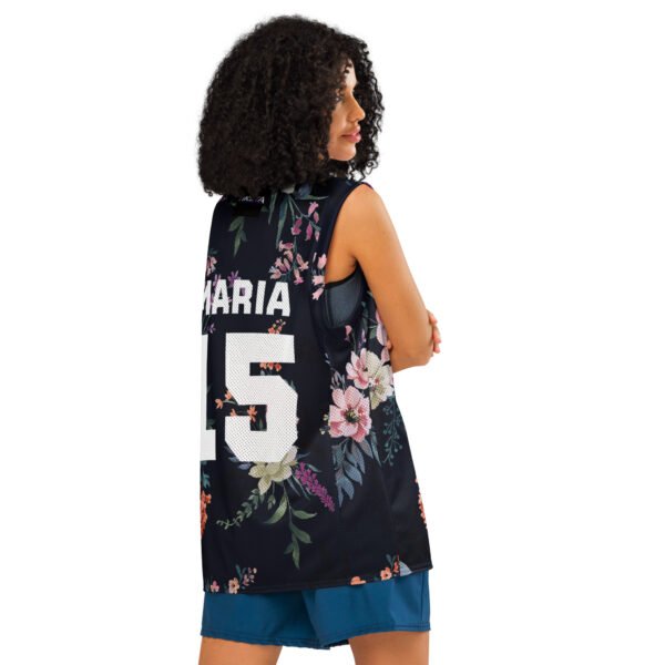 Maillot de basket Black Flowers