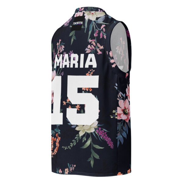 Maillot de basket Black Flowers