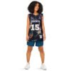 Maillot de basket Black Flowers