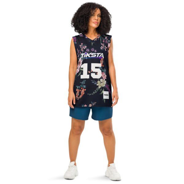 Maillot de basket Black Flowers