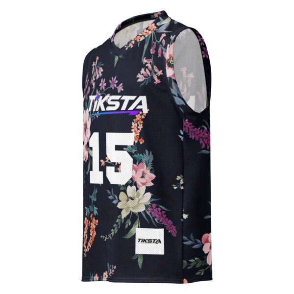 Maillot de basket Black Flowers