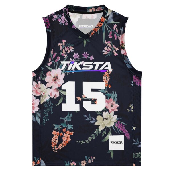 Maillot de basket Black Flowers