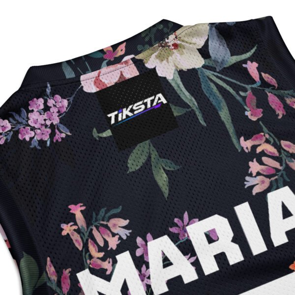 Maillot de basket Black Flowers