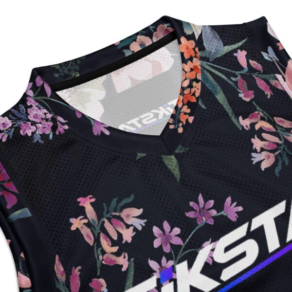 Maillot de basket Black Flowers