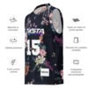 Maillot de basket Black Flowers