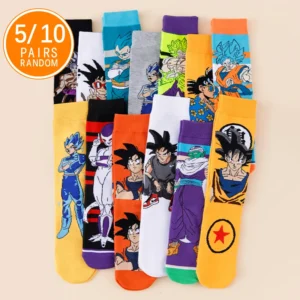 Lot de 5-10 paires de chaussettes Dragon Ball